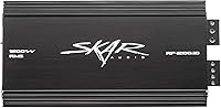 Skar Audio RP-1200.1D 1200W RMS Monoblock Class D Amp, 1-Ohm Stable Subwoofer Amplifier w/ Bass Knob