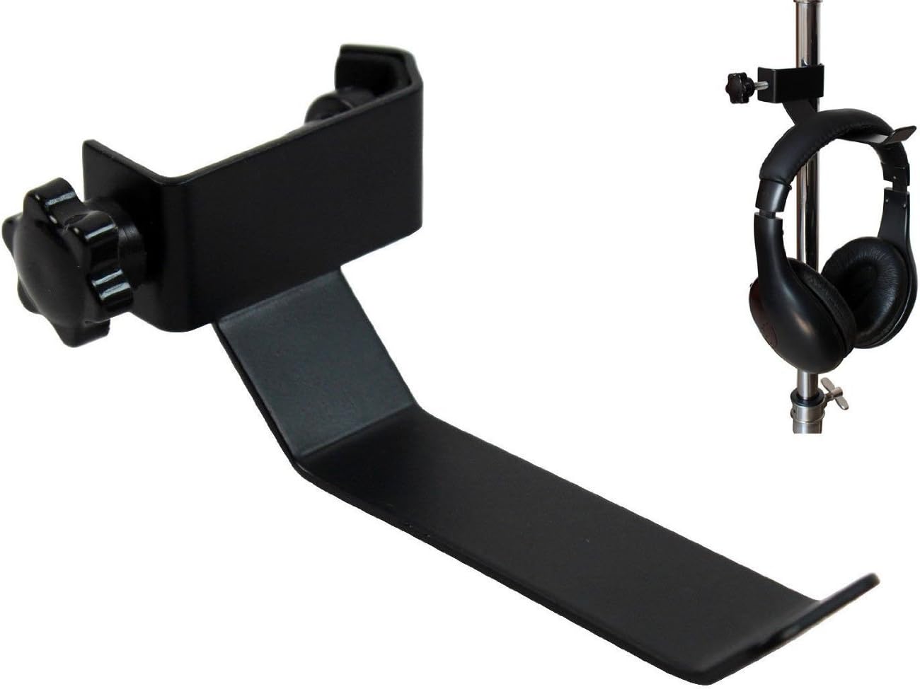 Vizcaya Headphone Holder Tambourine Holder Hanger Clip for Microphone/Musical Stand