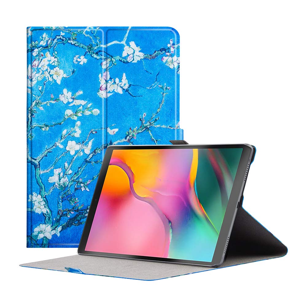 Robustrion Hard Back Flip Stand Case Cover for Samsung Tab A 10.1 Back Cover T510/T515 10.1 inch 2019 - Aqua