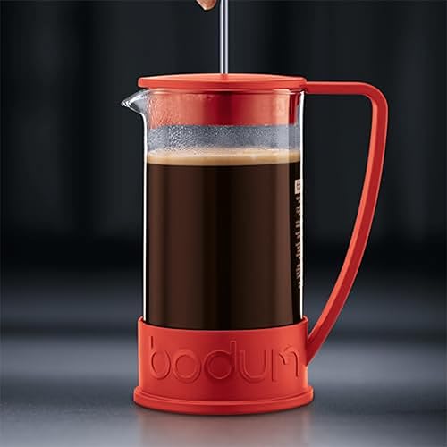 Vista 16 de Bodum Brasil Prensa francesa 1 litro 8 tazas cafetera, 34 onzas, negro