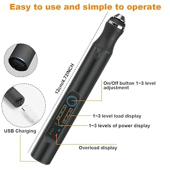 Ainiv 3-Speed Electric Mini Drill Pen, USB Charging DIY Electric Hand Drill, with 10 Small Drill Bits, Micro Drill Set, for Wood Resin Plastic Keychain Pendant Earring Jewelry Making, Black