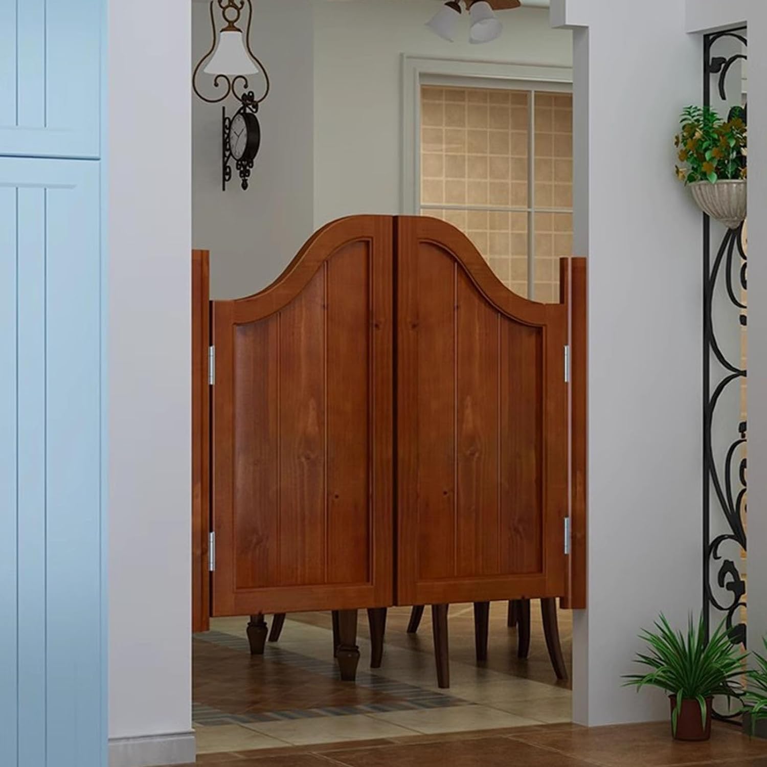 Portes de café à dessus arqué pour séparer la cuisine ou le bar