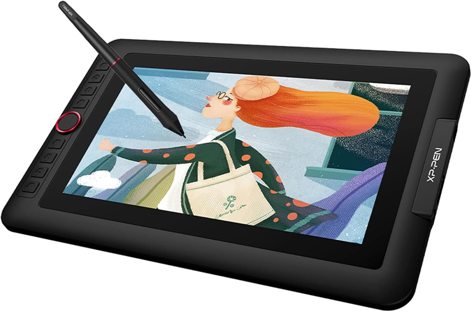 XPPen Artist 12 Pro Lite Tableta gráfica con Pantalla de 11.6" 8192 Niveles | Tableta Gráfica Dibujo Digital Profesional con 8 Teclas y 1 Dial para Dibujar, Escritar y Editar