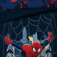 Vista 9 de Jay Franco Marvel Miles Morales - Manta infantil de 2 piezas, incluye manta, edredón