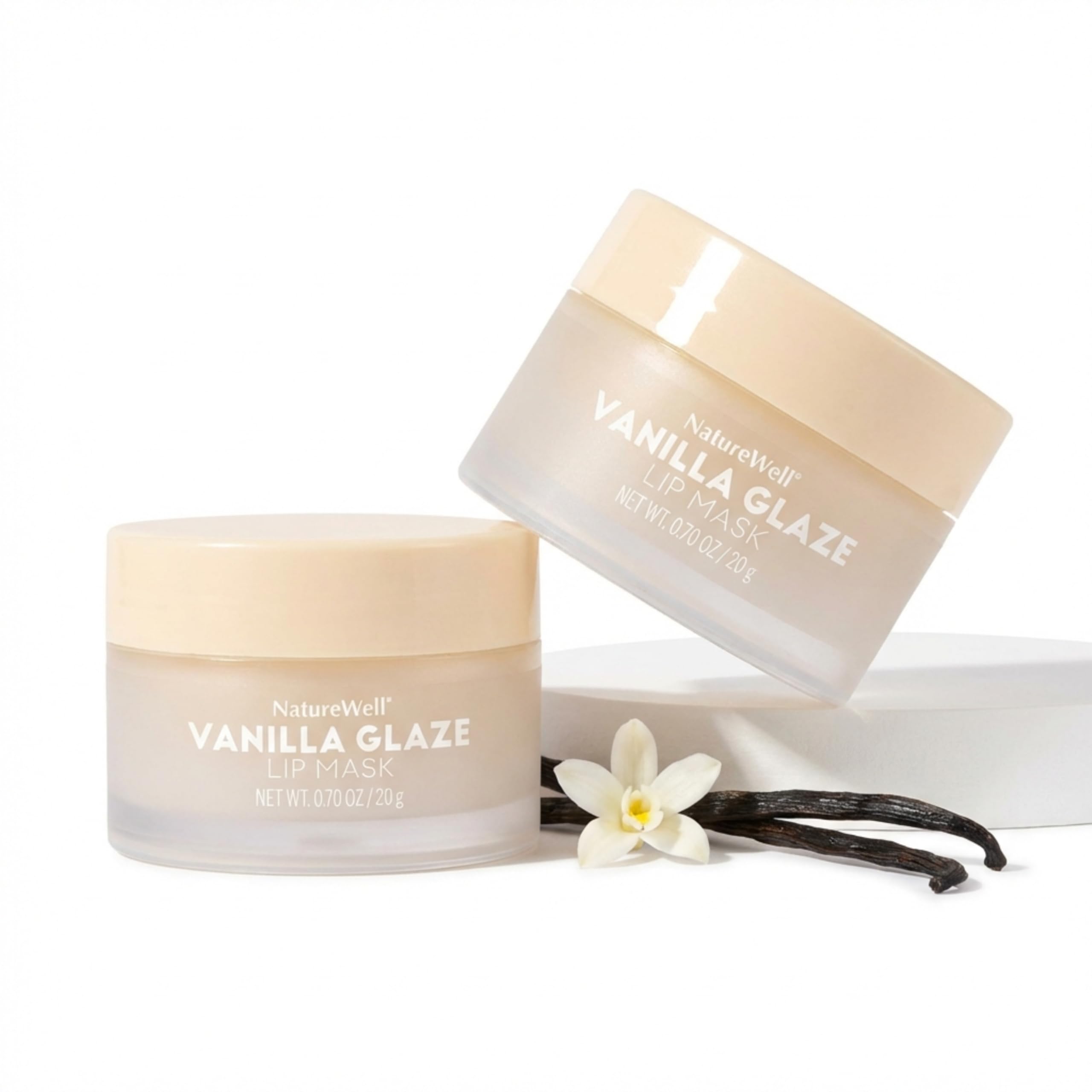 Amazon.com : NATURE WELL Vanilla Glaze Hydrating Lip Mask For A