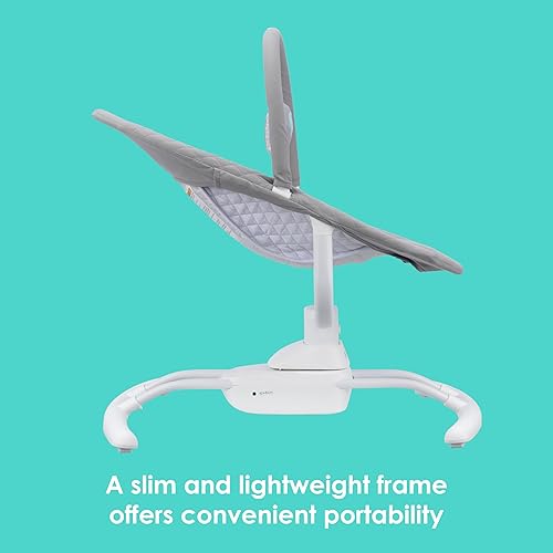 Miniatura 2 de Baby Trend Sit N' Sway - Columpio portátil, color gris