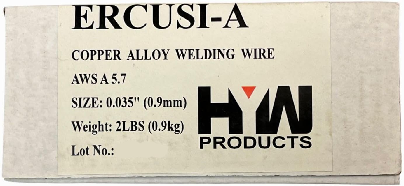ERCuSi-A Silicon Bronze Copper .035" Mig Welding Wire 2-Pound Roll