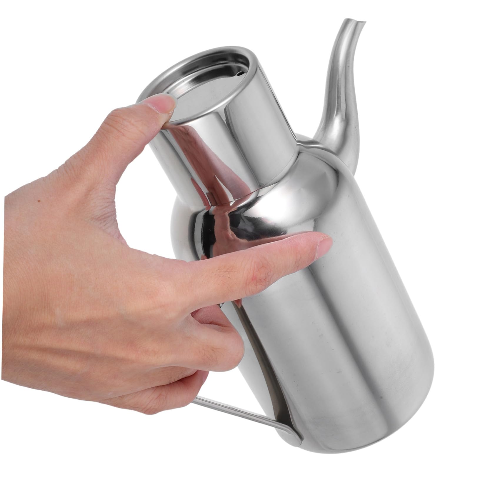 Mipcase Distributore Olio in Acciaio Inox 304 da 800ml Beccuccio Antigoccia, Bottiglia per Olio D’oliva e Aceto per Cucina Domestica, Ristorante e Buffet