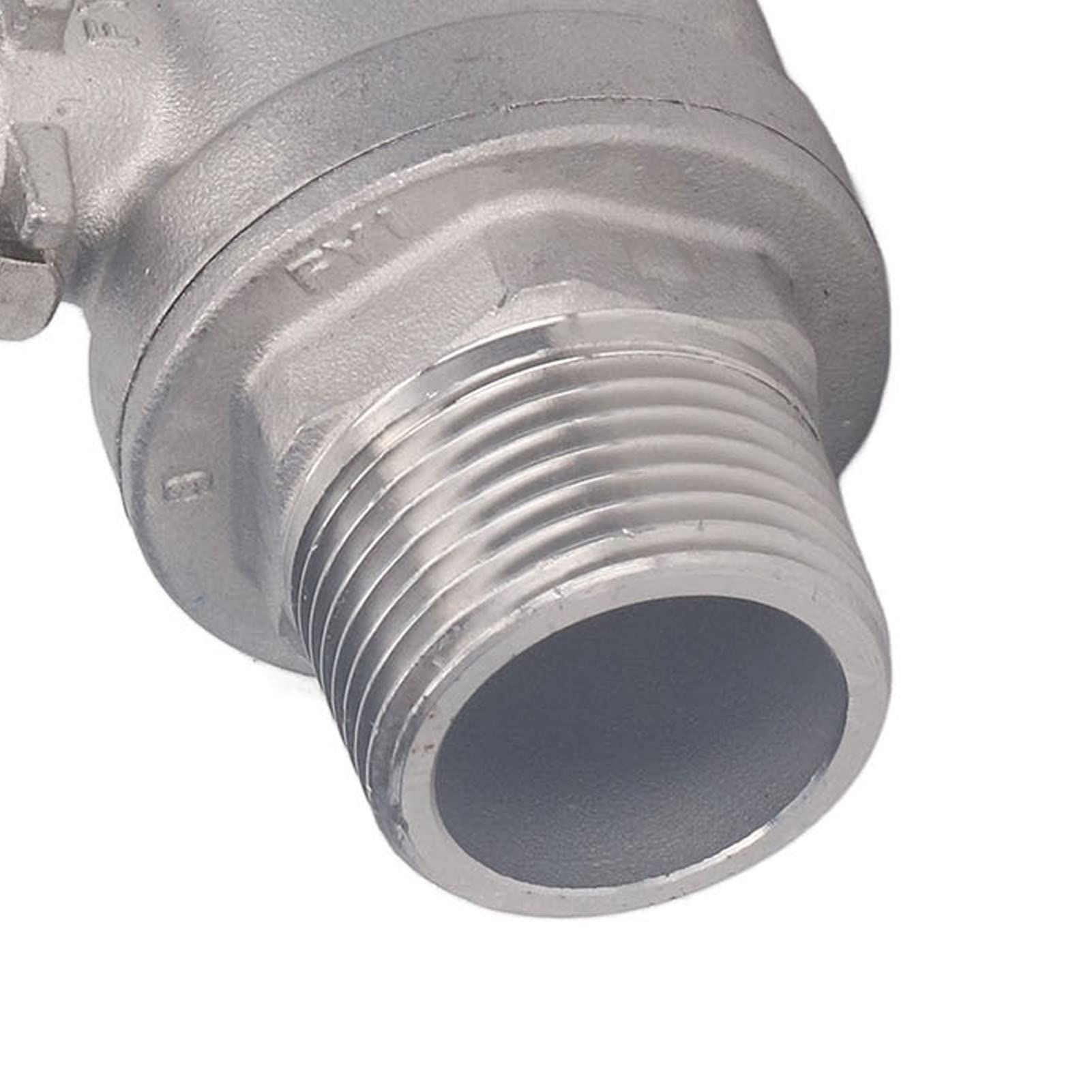Válvula de bola de rosca macho de 1 pulgada, acero inoxidable, buen sellado, válvula de bola NPT para agua, aceite y gas