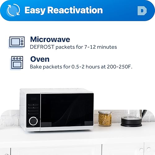 Miniatura 4 de Dry & Dry Paquetes de gel de sílice de 1.06 oz 20 paquetes desecantes, paquetes de sílice - Paquetes de gel de sílice recargable, paquetes de gel de