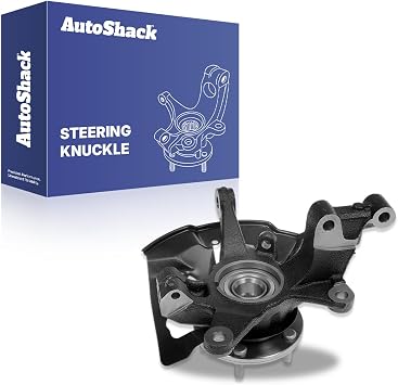 AutoShack Front Loaded Knuckle & Wheel Hub for Mazda CX-9 2015 | Loaded Steering Knuckle Driver Side, direct-fit replacement for Mazda, CX-9 2007-2015, AWD FWD V6 3.5L 3.7L