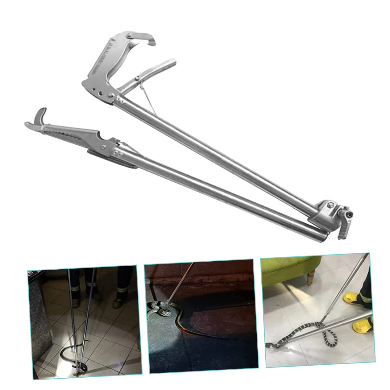 UPKOCH Pinza Design Largo Multiuso Antiscivolo Spessa in Acciaio Inossidabile Accessorio da Cucina per Anguille e Misgole per Bbq e Escursionismo
