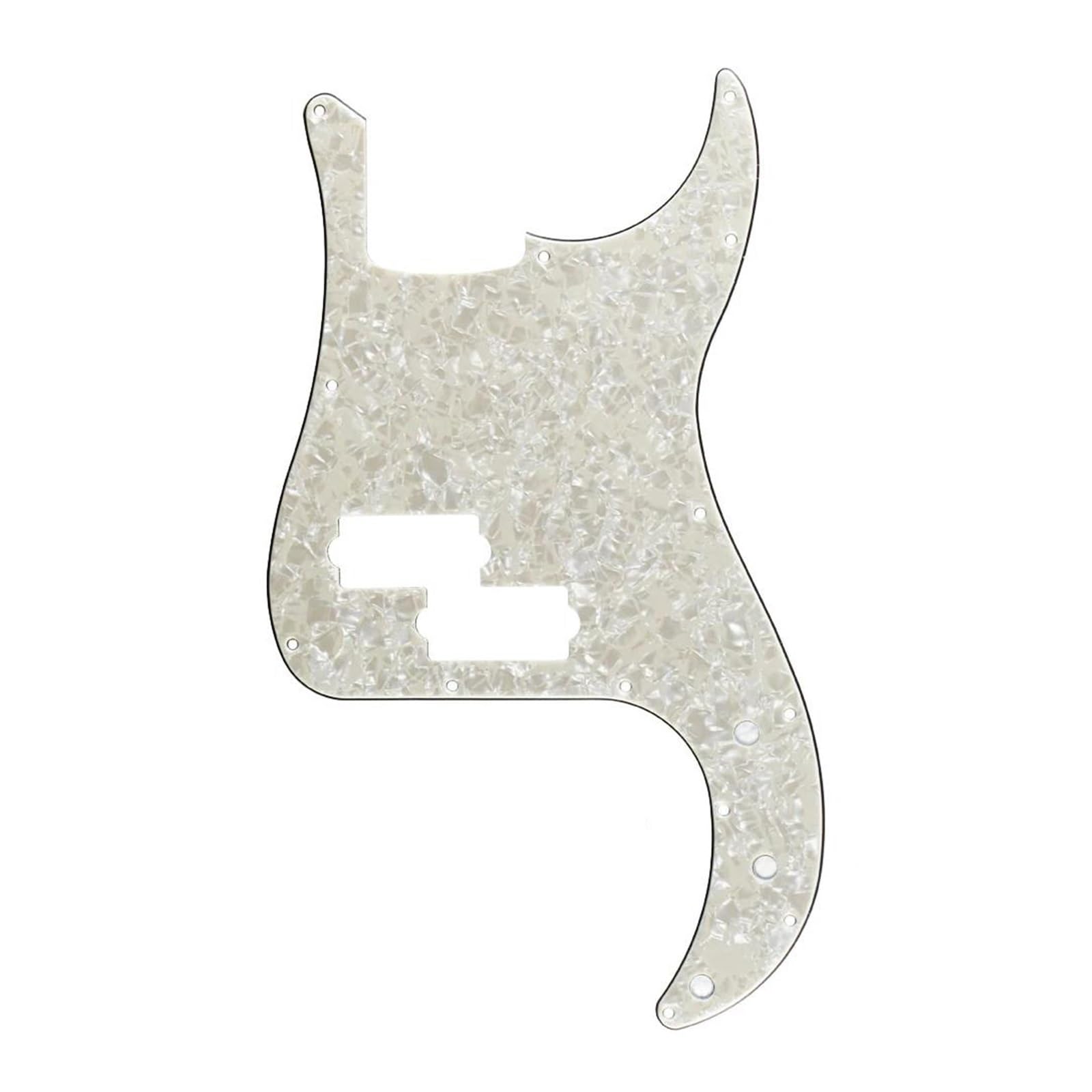 maskownica do gitary elektrycznej 1 szt. PB Bass Pickguard 13 otworów Scratch Plate i śruby do 4-strunowych części basowych 15 kolorów do wyboru(Style 1)