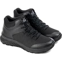 Thorogood T800 Series Non-Metallic Security Work Shoes for Men and Women - Durable Black Knit Upper with EVA Midsole and Slip-Resistant Rubber Outsole