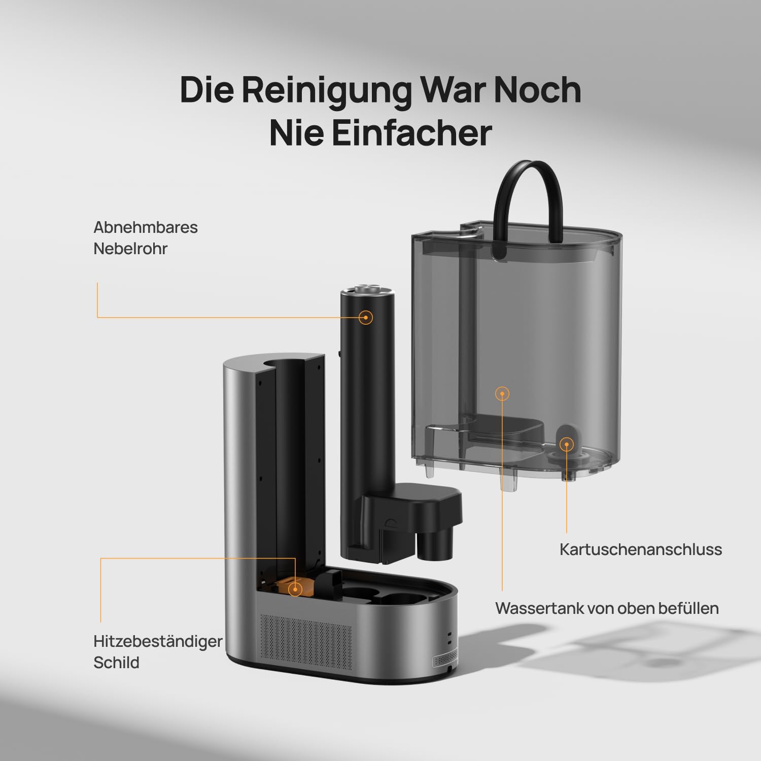 Dreo 6L Smart Luftbefeuchter Warm- und Kaltnebel 60 Std. Laufzeit Feuchtigkeitssensor Aromadiffusor Alexa