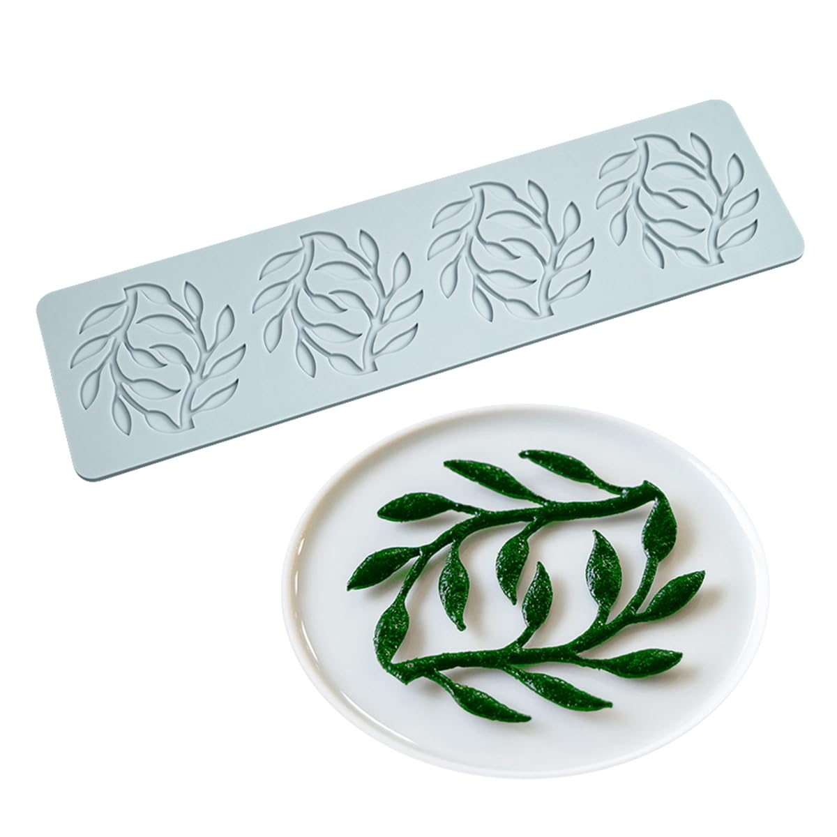 TUKE Silicone Shapes Leaf Chocolate & Candy Molds - 3D Silicone Molds for Cake Decorating, Fondant, Resin, Soap & Sugar Craft (Leaf