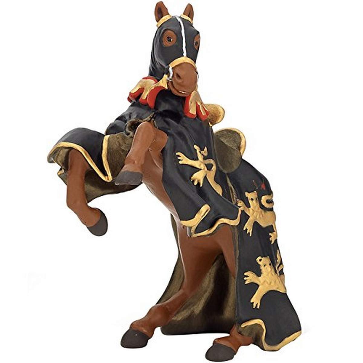 Papo"Richard Lionheart Horse Figure (Black/Gold)