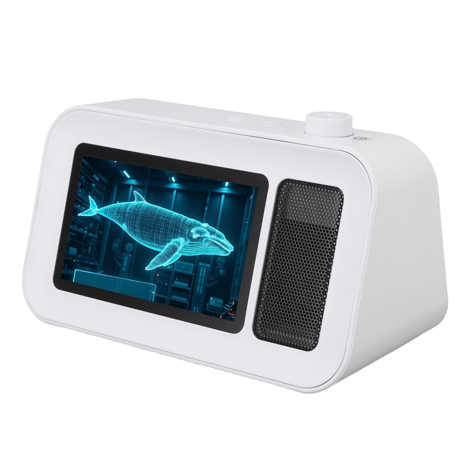 Generic Głośnik Bluetooth z Odtwarzaczem Holograficznym 3D, Oszałamiający Wyświetlacz Holograficzny z Bluetooth 5, rozdzielczość 1080P, Kąt Widzenia 175 Stopni, do Wystroju Domu i