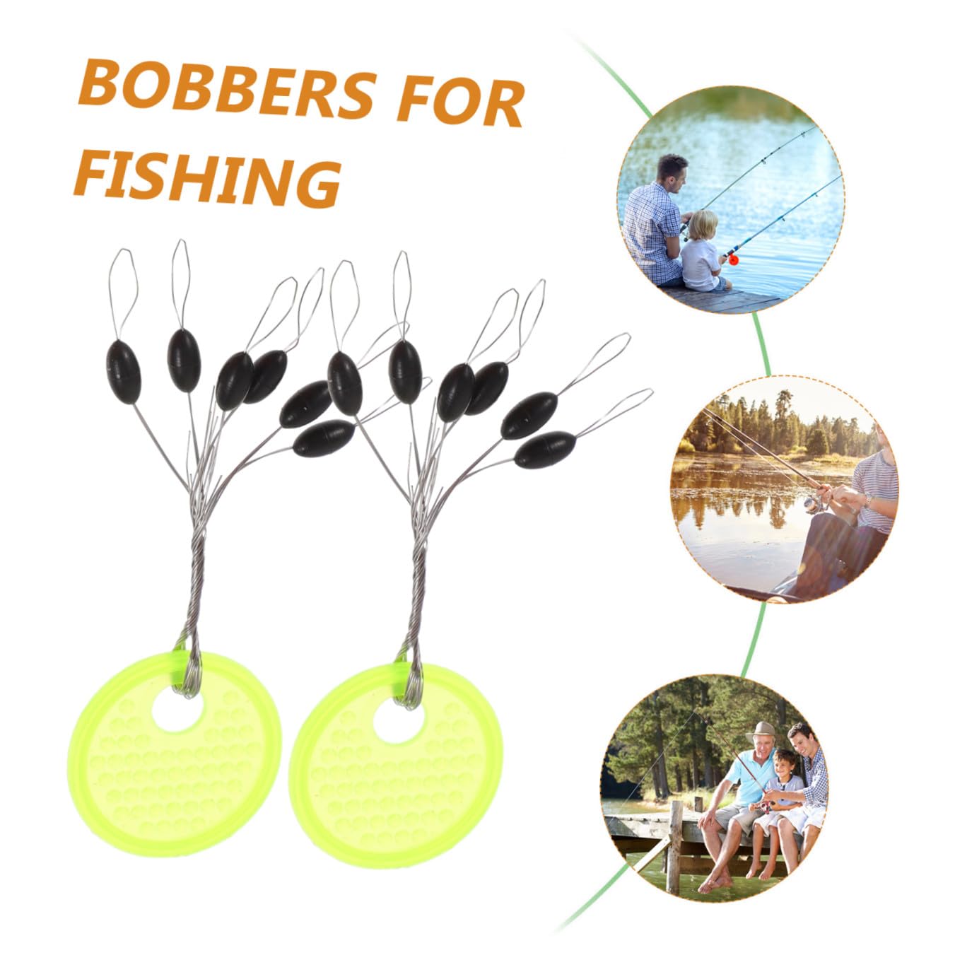 Toyvian De Flotteurs De Pêche Professionnels pour La Pêche Attaquer Bouée Arrêts De Ligne De Pêche Petits De Flotteur De Pêche
