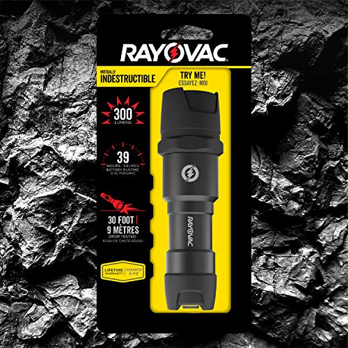 Lanterna Blister, Rayovac DIY3AAA-BC, Preta, Pequena