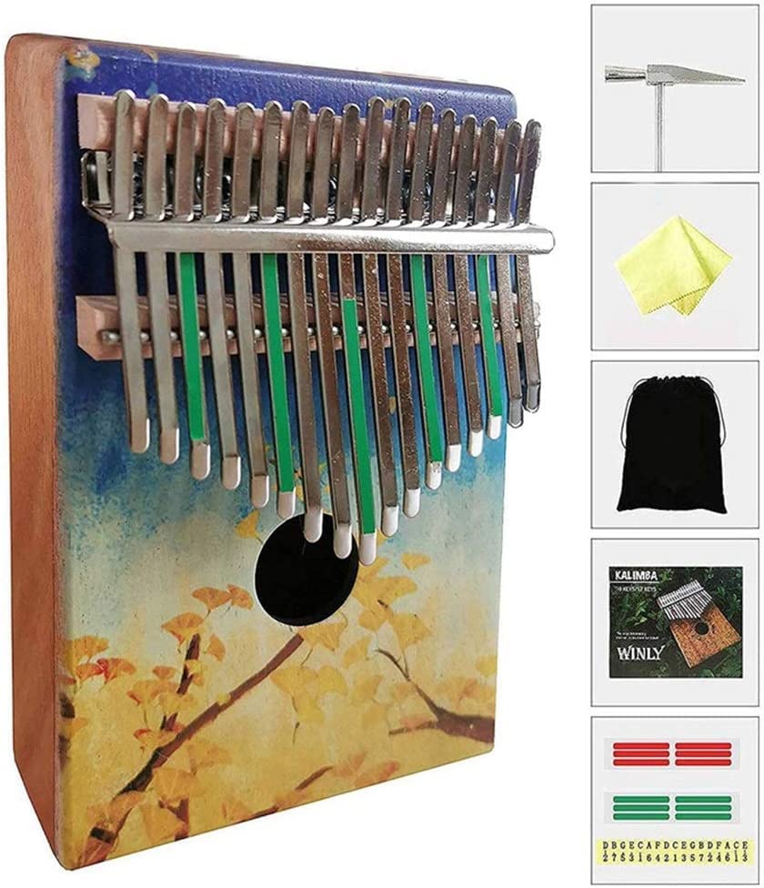 Générique Mini Finger Kalimba Thumb Piano 2 Morceaux de Pianos à 17 Touches avec Instructions d’apprentissage et… - Les Beatles, Paul McCartney, John Lennon, RIngo Starr, George Harrison Générique Mini Finger Kalimba Thumb Piano 2 Morceaux de Pianos à 17 Touches avec Instructions d'apprentissage et… – Image 6