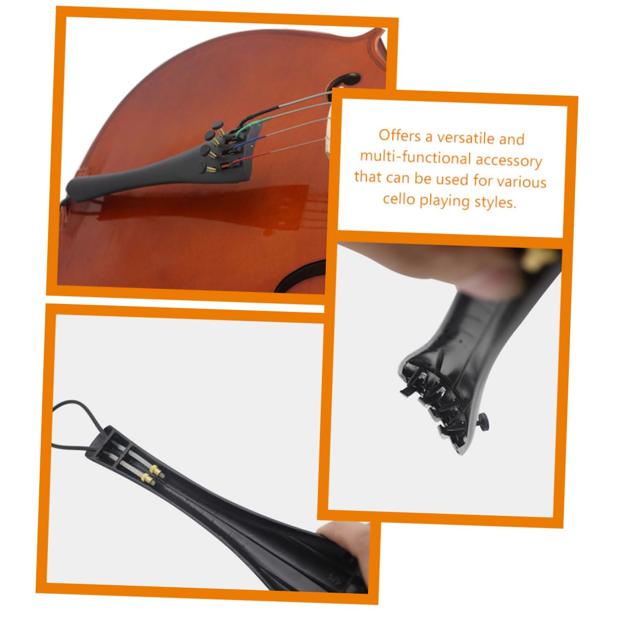 ifundom 4sets Accessori Per Violoncello Pannello e Cordiera Per Musicisti Professionisti e Appassionati Di