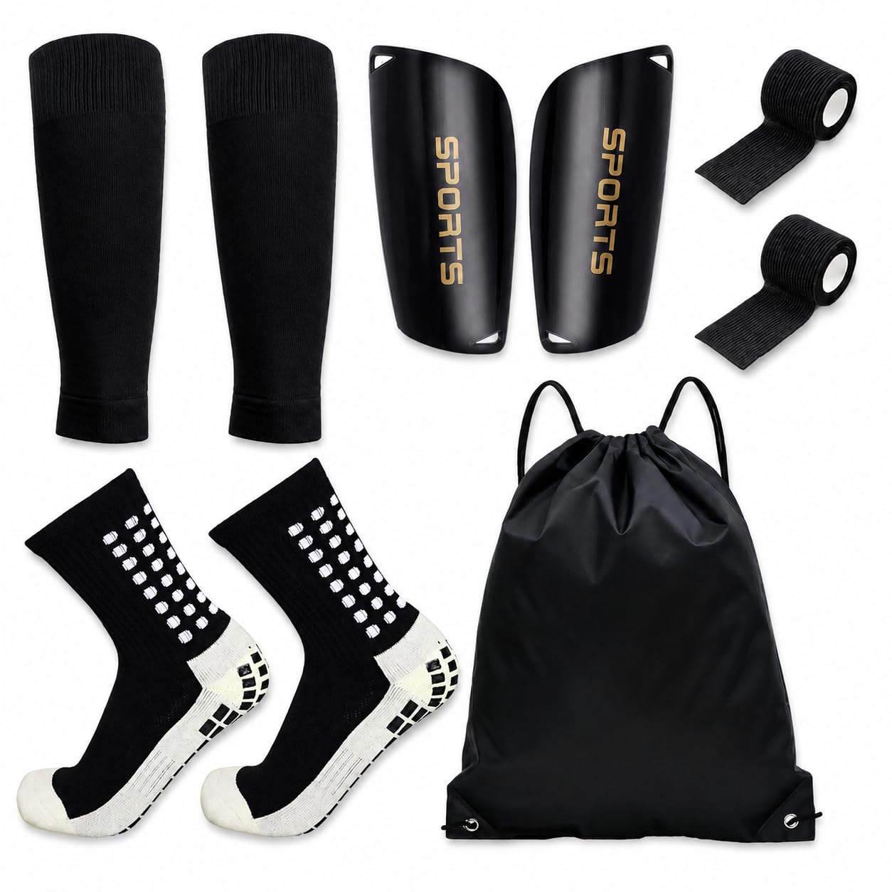 Soccer Equipment Set Black-image-49