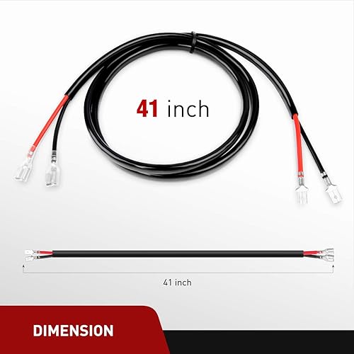 Miniatura 2 de Nilight Extensión de cable, 3 pies, juego y enchufe calibre 16 - Extensión de arnés de cableado para barra de luz LED todoterreno