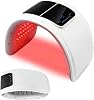 LED Face Mask Light: 7 Colors and Cyclic Colors - Folding LED Light Mask for Skincare