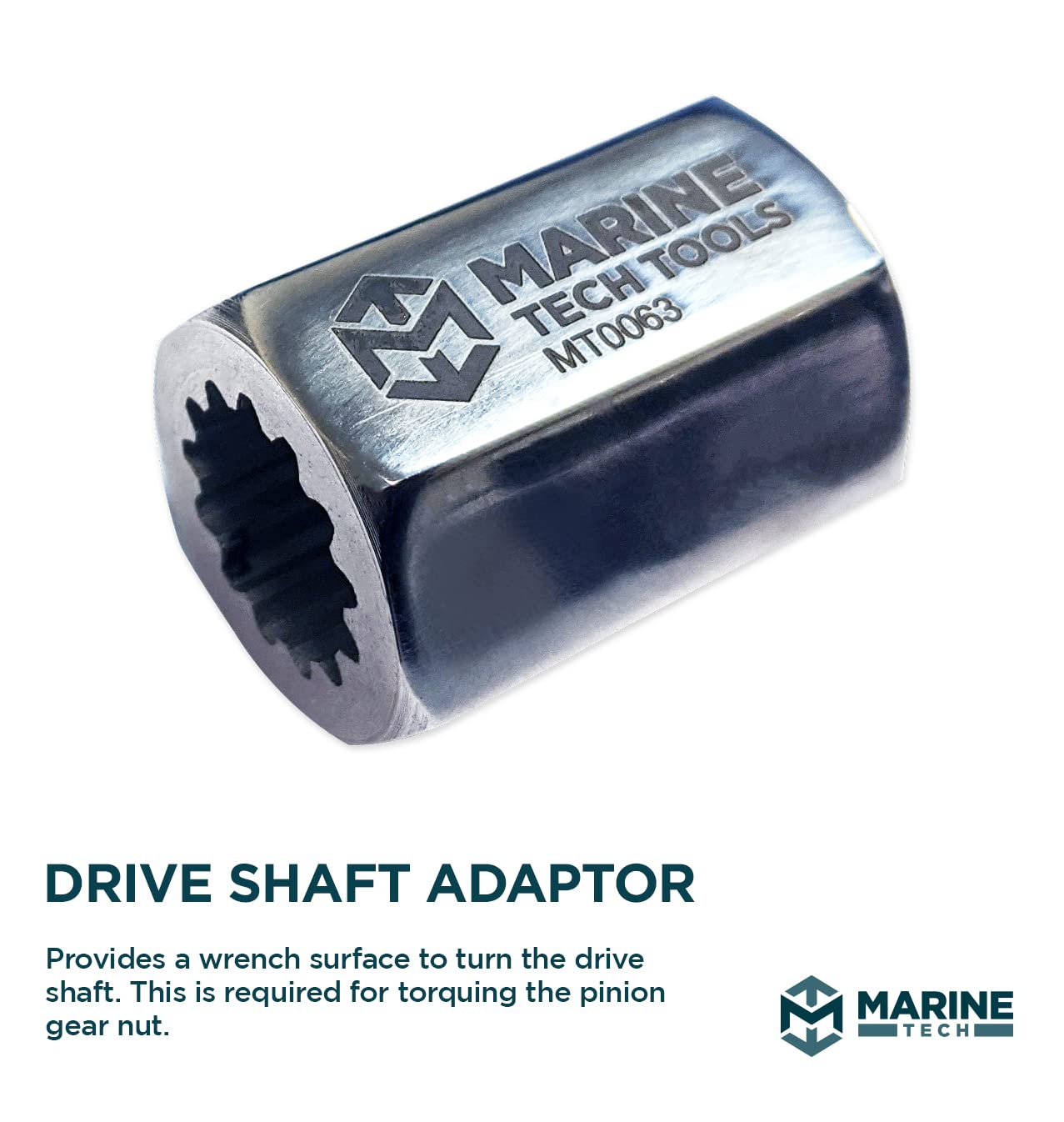 crawn7775専用 Marine Tech Alpha 1 Drive Shaft Adapter 91-56775T, Fits MC-I