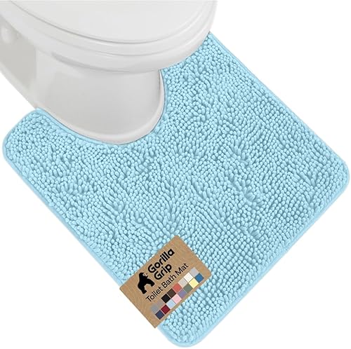 Miniatura 87 de Gorilla Grip - Tapete de baño de 60 x 24 pulgadas, de felpilla gruesa, suave y absorbente, secado rápido, de microfibra, con reverso de caucho