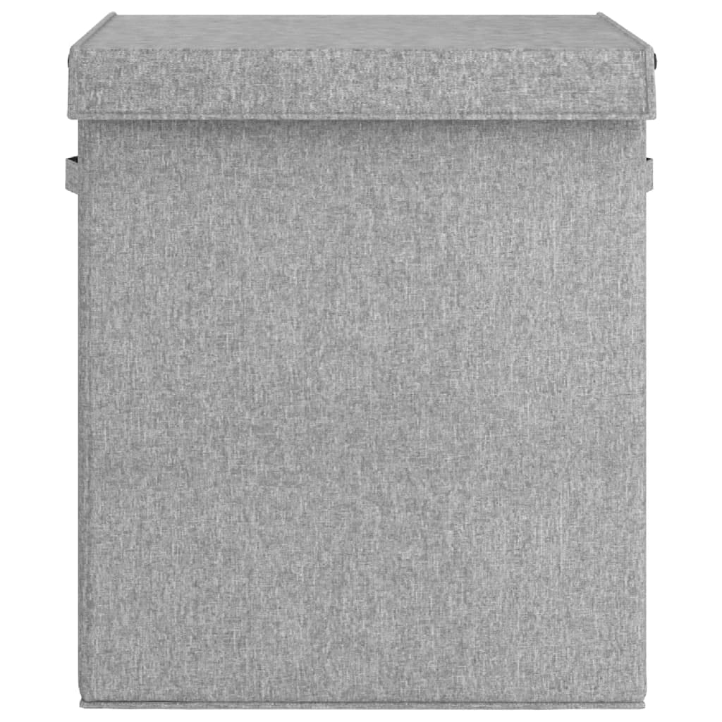 Cesto Portabiancheria Pieghevole Per Lavatrice, 66 Cm, Grigio, Con Ventose, In Lycra Resistente - 5
