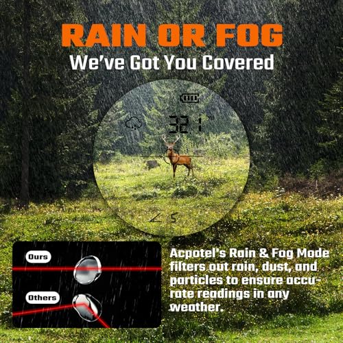 image for ACPOTEL Precision Hunting Range Finder, ±0.5yd Accuracy, 2000 ft Rang