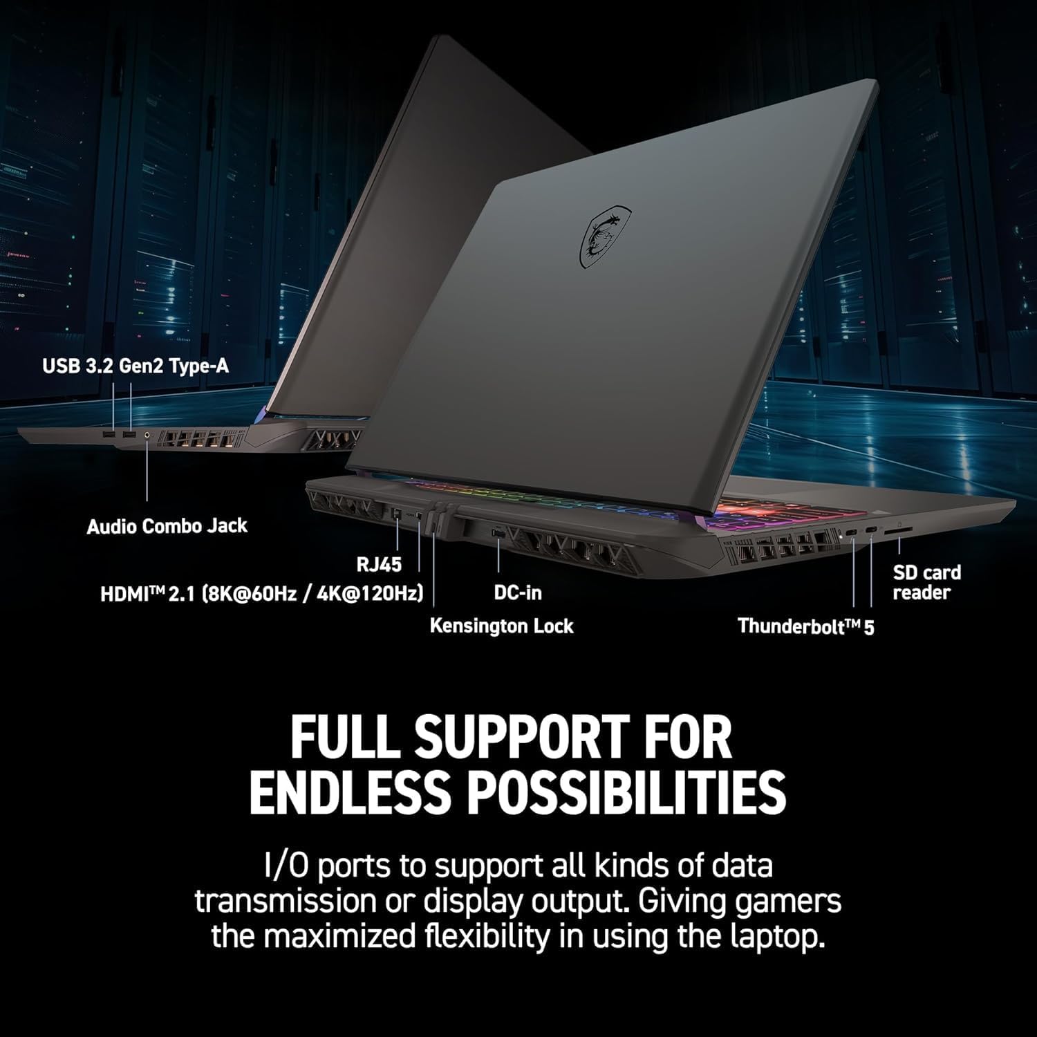 msi Vector 16 HX AI Gaming Laptop, 16" QHD+ IPS 240Hz,AMD Ryzen 9-8940HX Processor, GeForce RTX 5070 Ti, RGB Backlit, w/Mouse pad (Win 11, 16GB RAM | 1TB PCIe SSD)