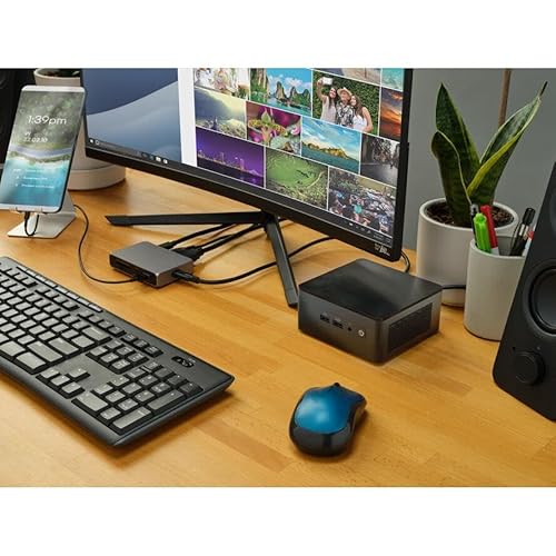 NUC 12 Pro Tall, Mini PC Intel i7-1260p, RAM da 64 GB DDR4-3200, SSD M.2, Scheda Grafica Intel Iris Xe, Wi-Fi 6E, Bluetooth 5.3, Compatibile con Windows 10 e Windows 11 Home, Nero - PC Desktop - Immagine 4