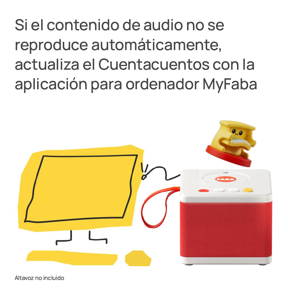 FABA Personaje Sonoro – Música clásica de Piano – Musica, Canciones y Sonidos, para niños y niñas 0-1 años, Reproducción con el Cuentacuentos y FABA+, Juguete Educativo, versión en español