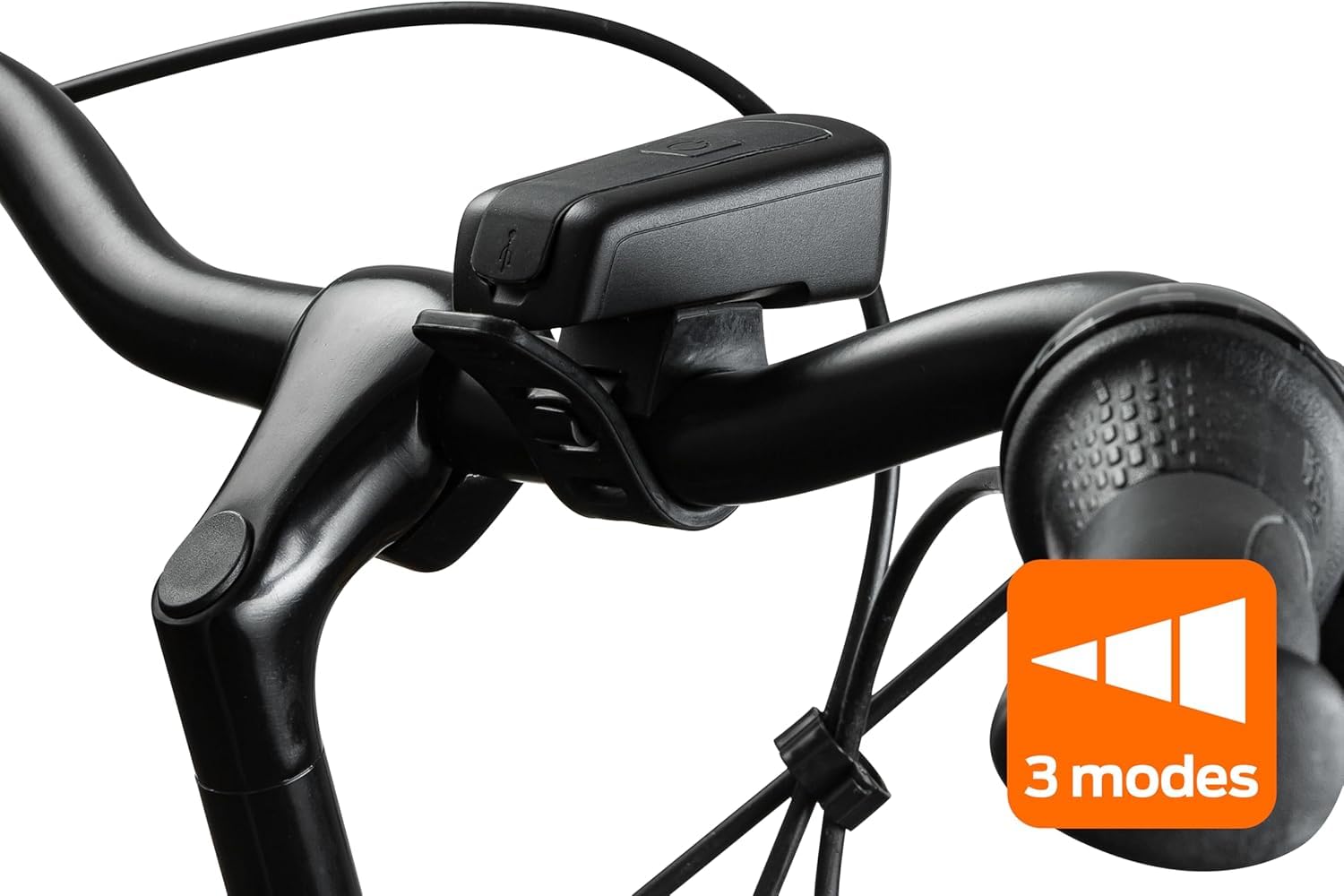 AXA Fahrradlicht Set Dwn 50 Lux – USB Aufladbar – Batterieanzeige – Bremslichtfunktion – StVZO Zugelassen