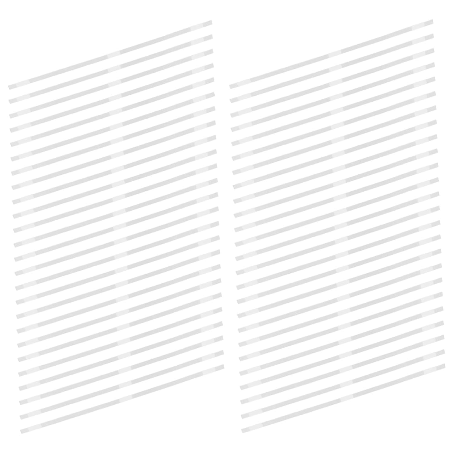 50pcs Book Binding Press Hot Melt Adhesive Strips for Books Glue Tapes for Documents Versatile Binding Glue Strips