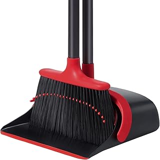 Sponsored Ad - Broom and Dustpan Set, Broom and Dustpan, Broom and Dustpan Set for Home, Upgrade 52" Long Handle Broom wit...