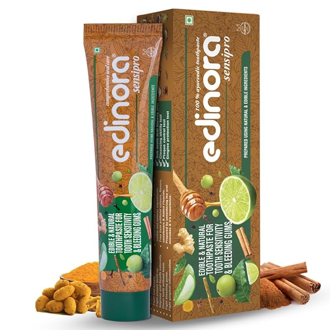 Sensipro Natural Toothpaste 90g | Ayurvedic toothpaste | Oral microbial friendly | No SLS | No Parabens | No harsh chemicals | Safe | Herbal