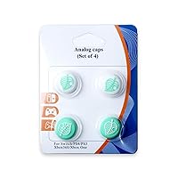 Vista 4 de LICHIFIT Joystick Rocker Case Thumb Sticks Grip Cover Analog Caps for Animal Crossing for SwitchLite Joy-Con Controller Replacement Leaf Modified