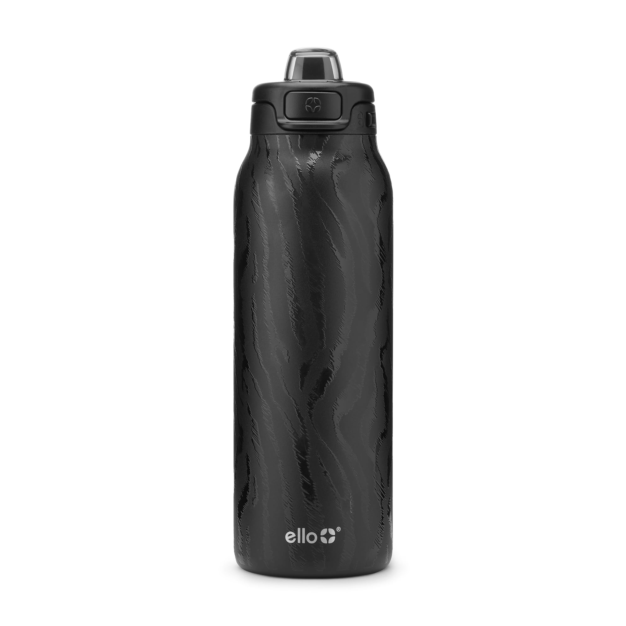 Ello Pop &amp; Fill Insulated Stainless Steel Water Bottle with Quick Fill Lid, Leakproof Locking, Sip or Chug Spout, BPA-Free, Double Wall Vacuum Insulated for Sports, Travel &amp; School- 22oz / 32oz / 40oz