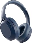 Active Noise Cancelling Headphones for Adults, 120H Playtime Over Ear Headphones Bluetooth Wireless with Mic, Foldable Bluetooth Headphones with Deep Bass, Fast Charging for Home Travel Office