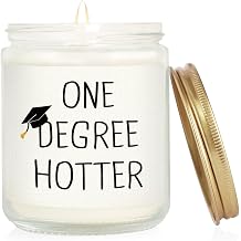 Graduation Gift for Her Him- One Degree Hotter Lavender Candle | Funny 2026 College, Master Degree, Phd Graduation Presents for Women, Men7oz