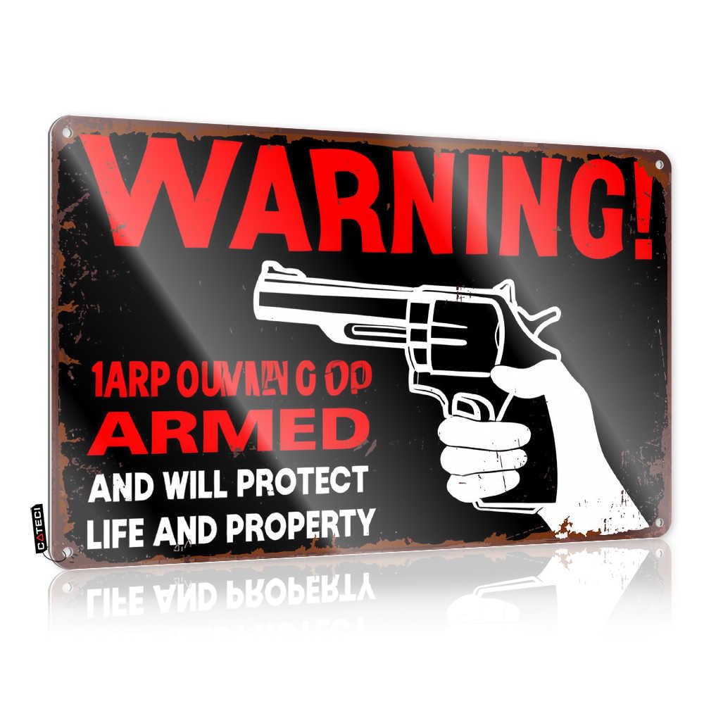 Fzfn Men's Colour Decoration Bathroom Stuff Wall Decor | Armed And Ready: Property Protection Hippie For Yard Home(30X40cm)