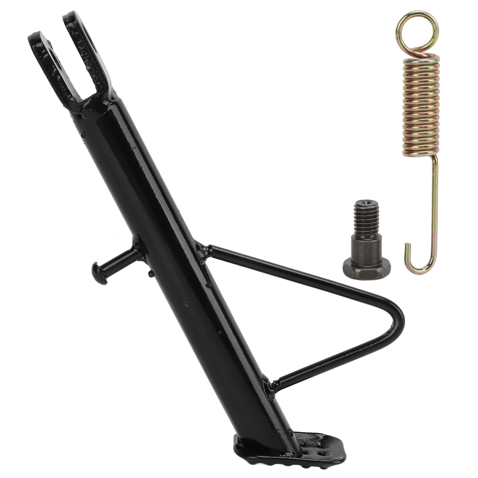 Alomejor Pata de Cabra para Motocicleta Soporte para Pie de Estacionamiento Soporte Lateral para Patinete Soporte Lateral Trasero para Scooter