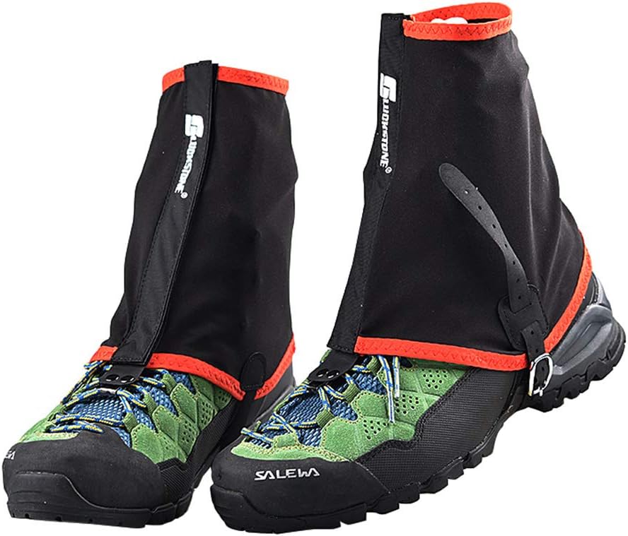 Hiking Short Gaiters Waterproof Leg Gaiter Low Ankle Protection Anti-Tear Shoes Covers for Outdoor Climbing Walking Running
