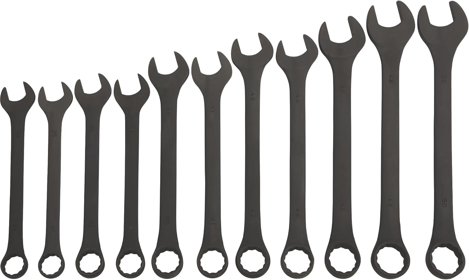 Ironton Jumbo Combination Wrench Set - 11-Pc, Metric