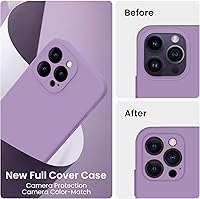 Vista 218 de FireNova Designed for iPhone 13 Pro Max Case, Silicone [Camera Protection] Phone Case with [2 Screen Protectors], Soft Anti-Scratch Microfiber Deep