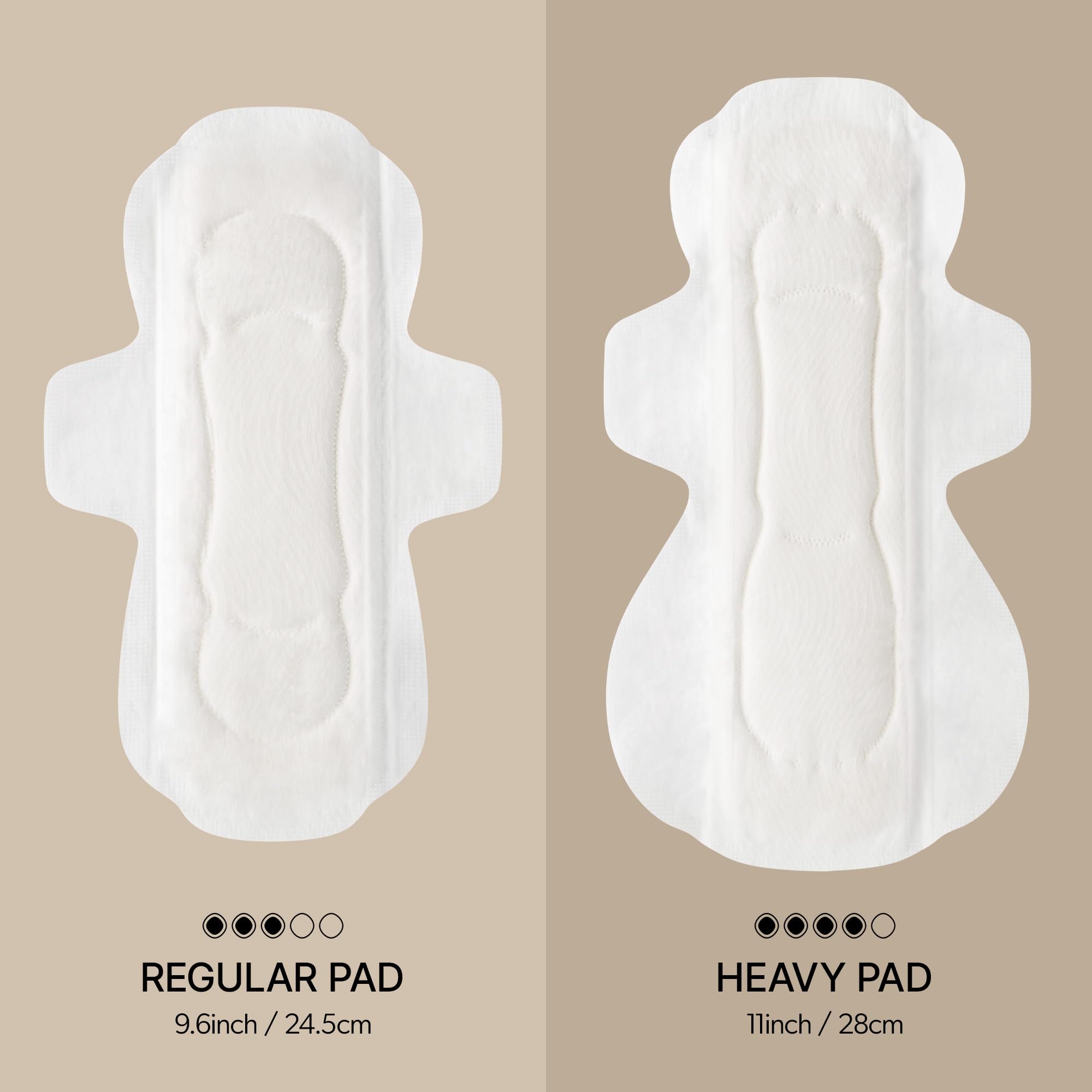 INERTIA The Perfection Green Bundle (Regular 14 Count, Super 12 Count) – 100% Organic Cotton Korean Pads with Wings, Ultra Fast Absorption & Breathable Bio-Film, Leak-Proof & Hyperallergic, Women
